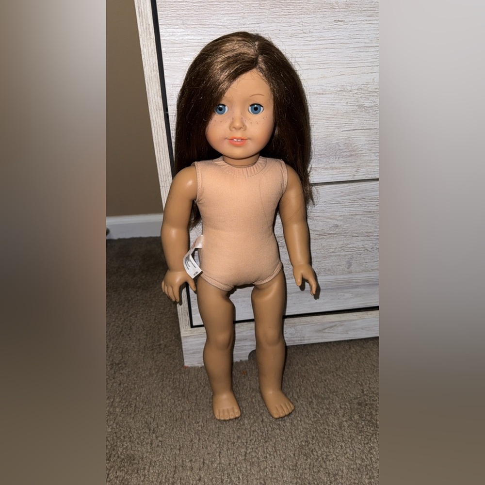 American Girl Doll with Cream Outfit